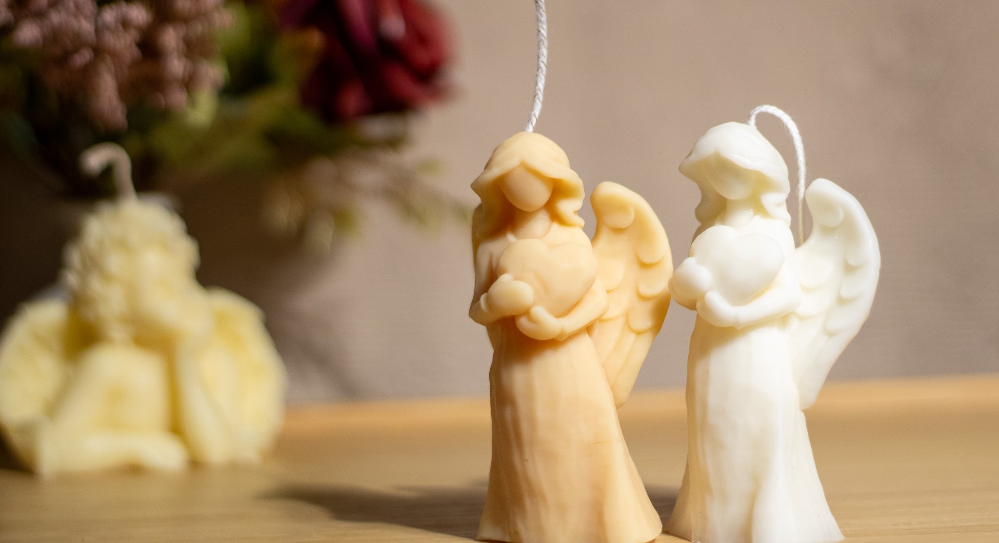 Set de lumânări din ceară de soia Angelic Love Votive, ideal pentru cadouri